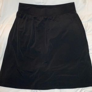 Black Merona skirt with attached spandex shorts